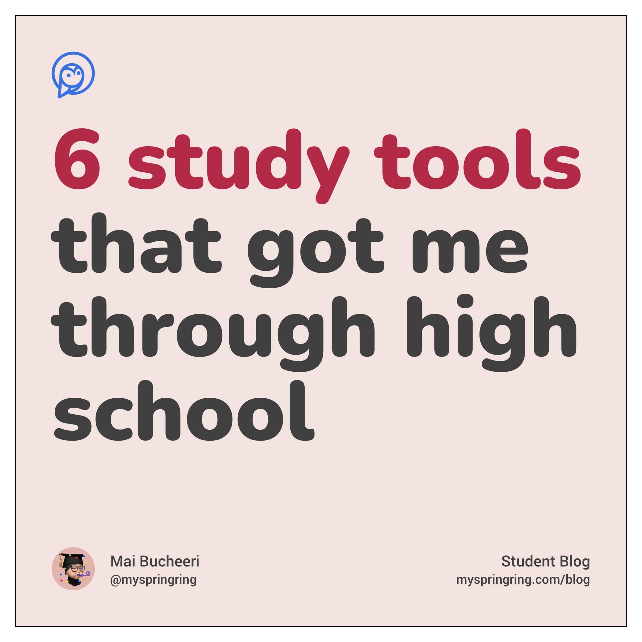 6 study tools for students in high school